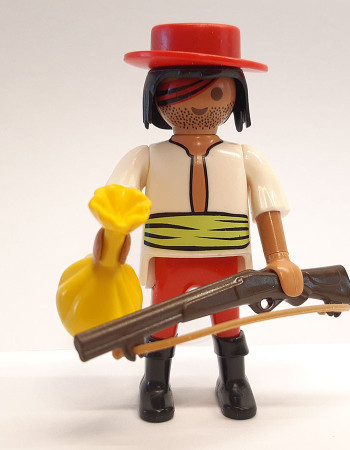 Playmobil Custom Custom Western Mexican Zapata Figure #12