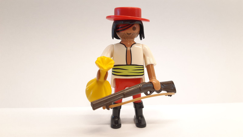 Playmobil Custom Custom Western Mexican Zapata Figure #12
