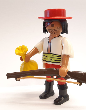 Playmobil Custom Custom Western Mexican Zapata Figure #12