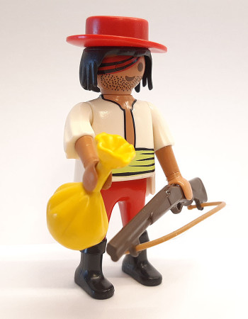 Playmobil Custom Custom Western Mexican Zapata Figure #12