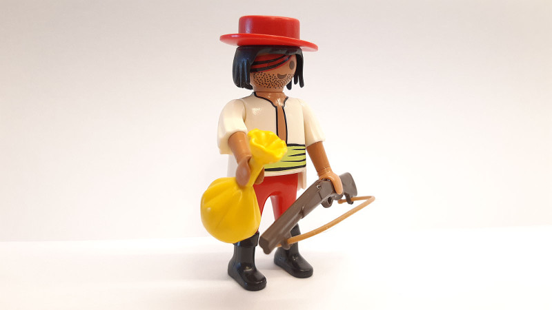 Playmobil Custom Custom Western Mexican Zapata Figure #12