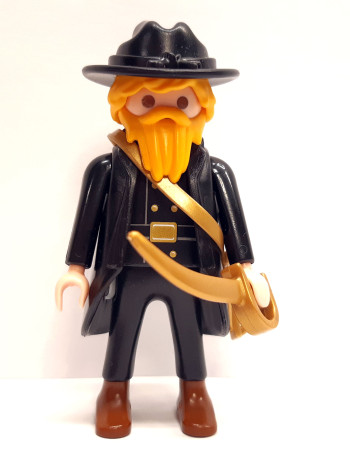 Playmobil Custom Western ACW Southern / Northern Soldier-General #1