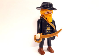 Playmobil Custom Western ACW Southern / Northern Soldier-General #1