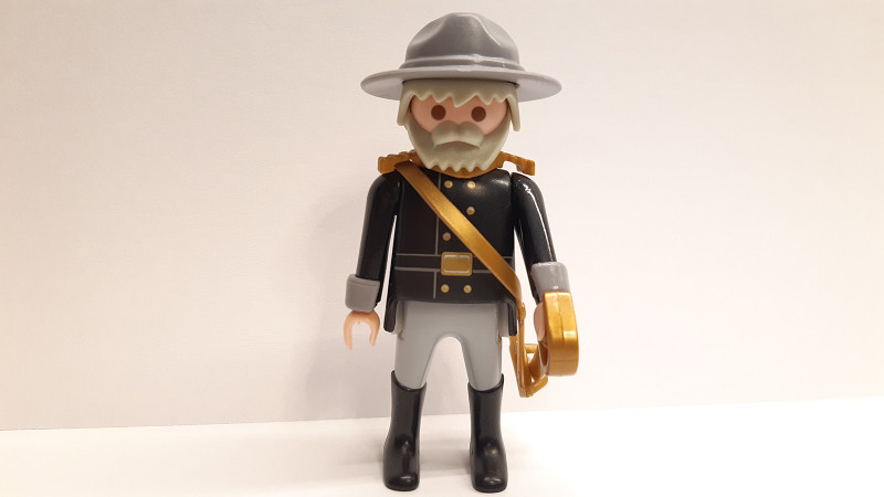 Playmobil Custom Western ACW Southern / Northern Soldier-General #2