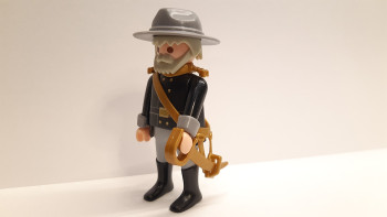 Playmobil Custom Western ACW Southern / Northern Soldier-General #2
