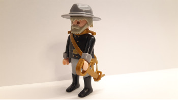 Playmobil Custom Western ACW Southern / Northern Soldier-General #2