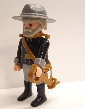 Playmobil Custom Western ACW Southern / Northern Soldier-General #2