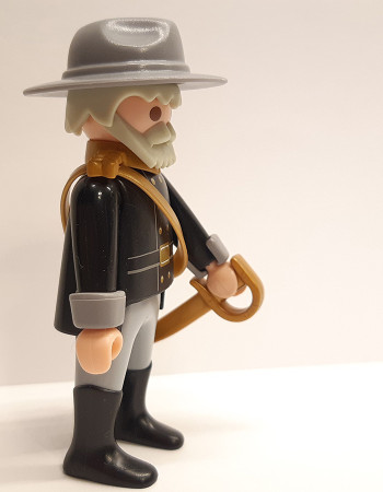 Playmobil Custom Western ACW Southern / Northern Soldier-General #2