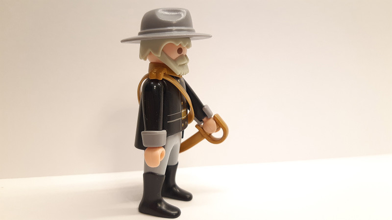 Playmobil Custom Western ACW Southern / Northern Soldier-General #2
