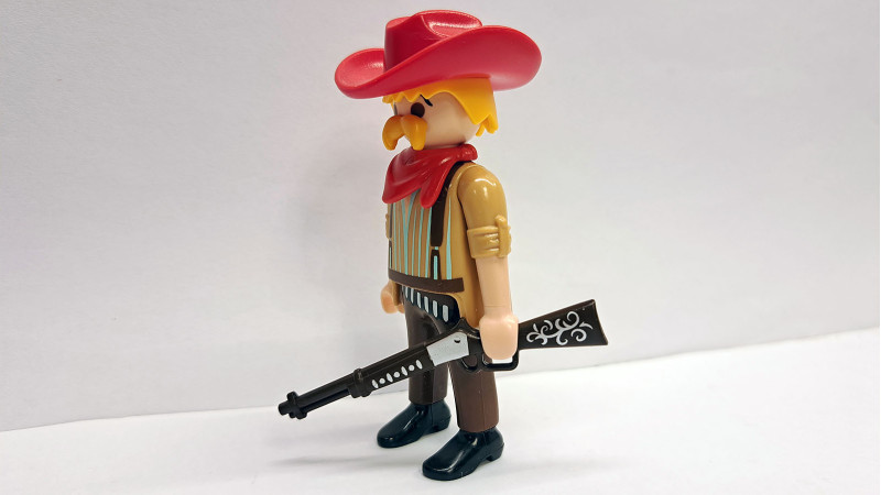 Playmobil Custom Western Figure #3 - Sam Elliott - 1883