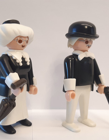 Playmobil Custom Western Victorian couple #8