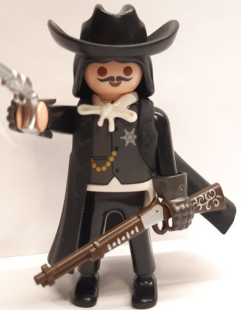 Playmobil Custom Western Cowboy Sheriff Figure Wyatt Earp