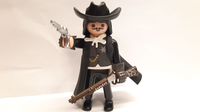 Playmobil Custom Western Cowboy Sheriff Figure Wyatt Earp