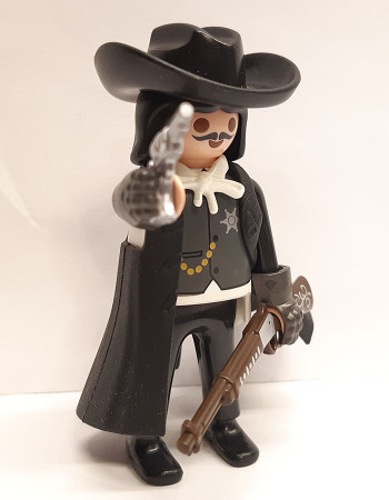 Playmobil Custom Western Cowboy Sheriff Figure Wyatt Earp