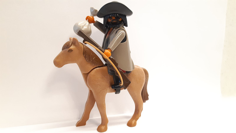 Playmobil Custom Western Figure with horse #34 Playmobil Custom Western Figure with horse #34