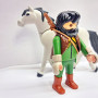 Playmobil Custom Western Figure with horse #4