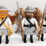 Playmobil Western Cowboys ACW 3 Southern soldiers with horses