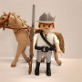 Playmobil Western Cowboy ACW Southern Soldier with horse #2